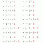 Adding Fractions Worksheets