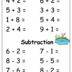 Addition And Subtraction Worksheet For Kindergarten