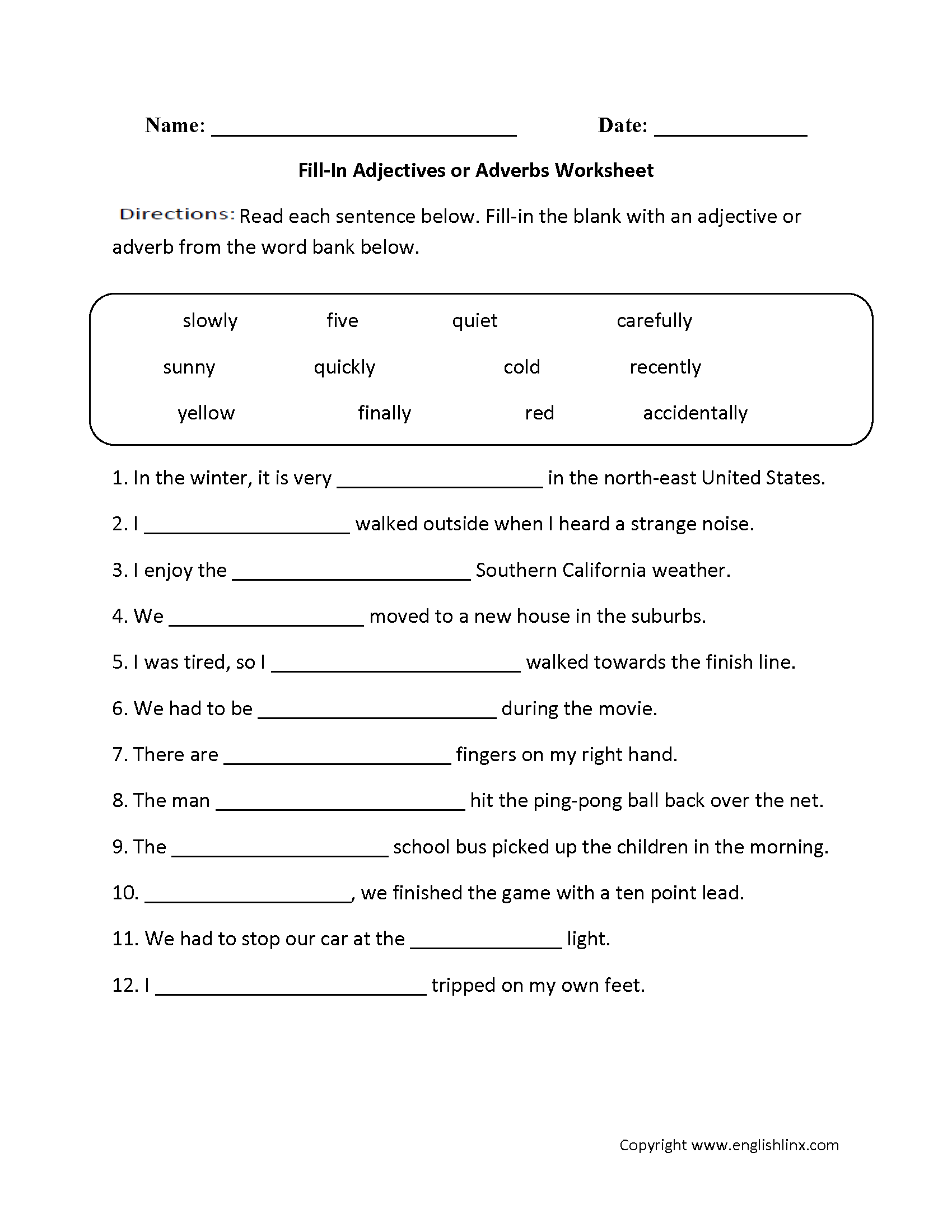 Adjectives Or Adverbs Worksheets Fill In Adjectives Or Adverbs Worksheets Library Adjectives Or Adverbs Worksheets Fill In Adjectives Or Adverbs Worksheets Library