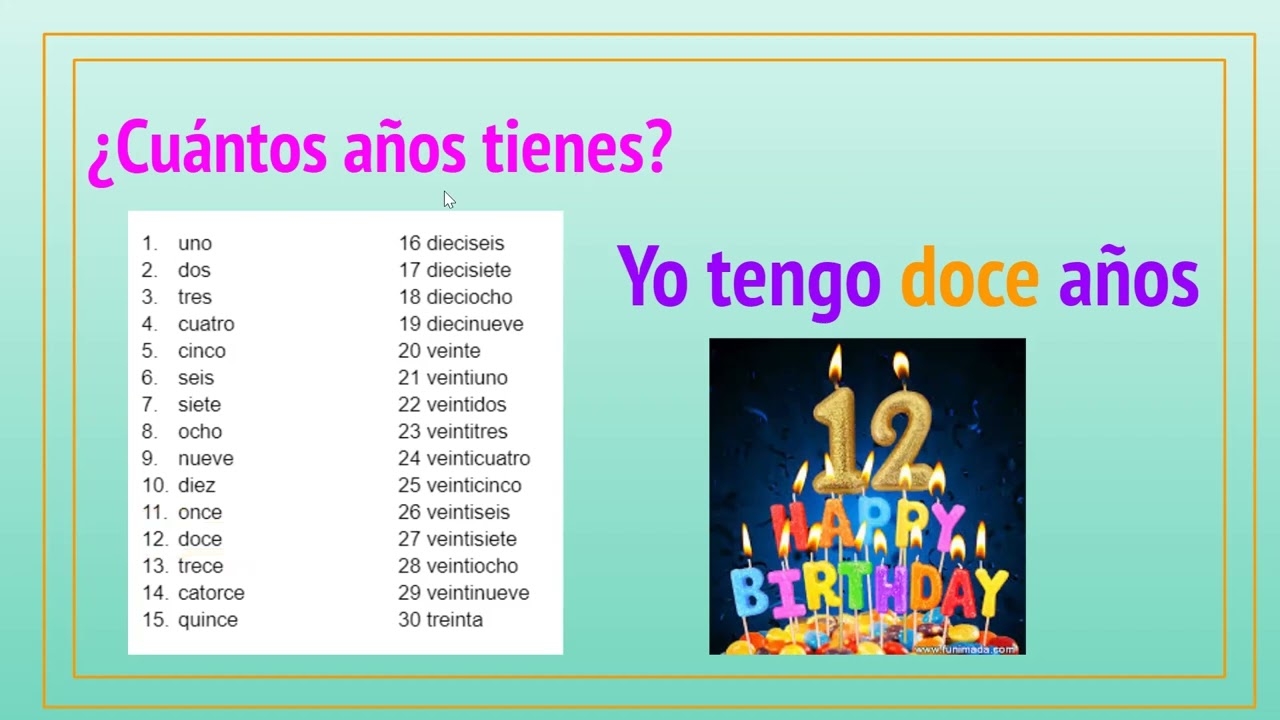 cuántos años tengo yo