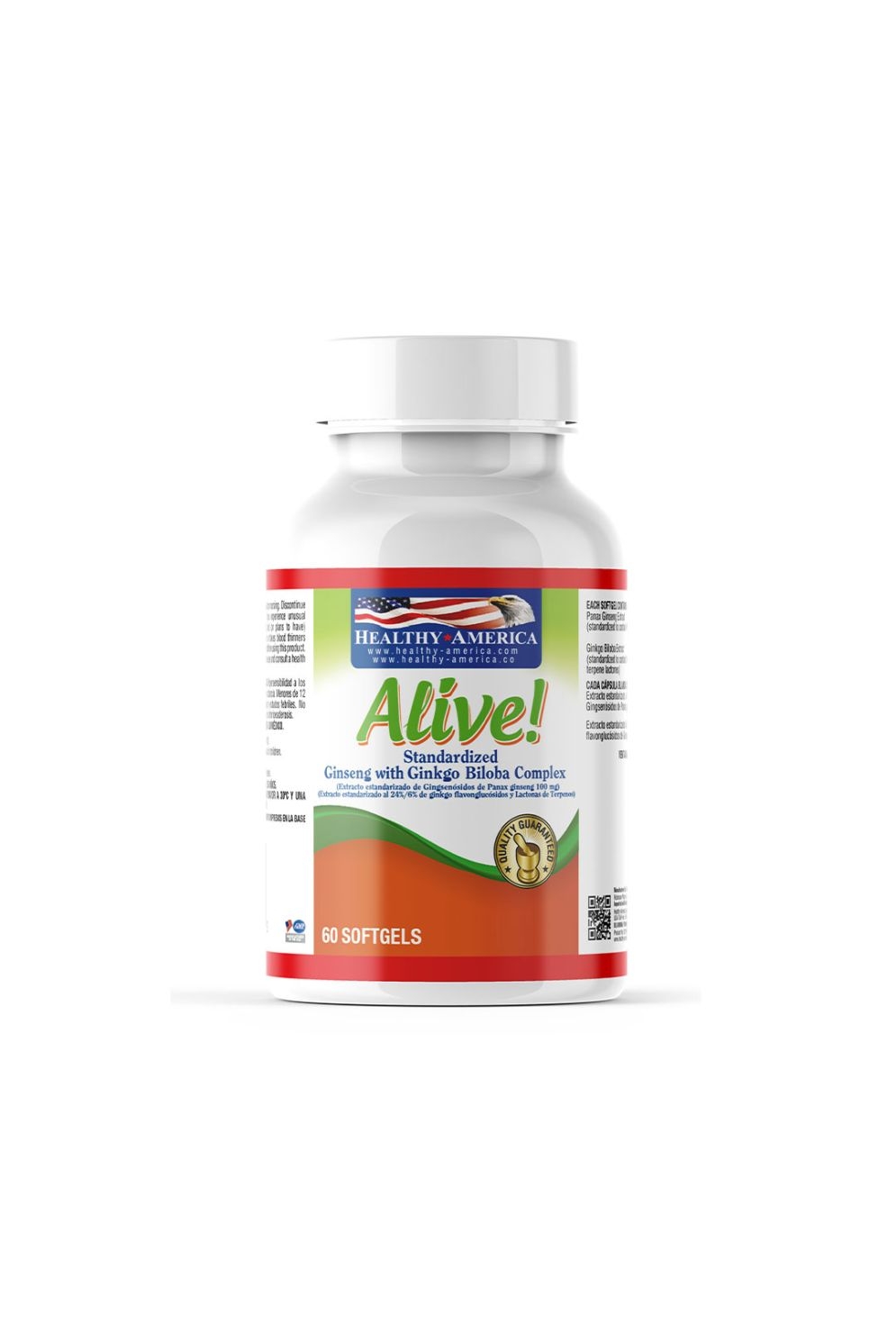Alive Ginseng Y Ginkgo Biloba Healthy America Alive Ginseng Y Ginkgo Biloba Healthy America