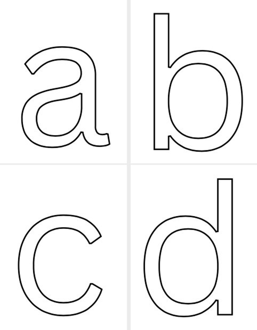 alphabet letters coloring pages