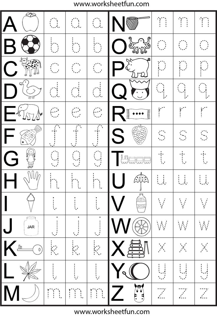 Alphabet Worksheets Kindergarten Printable Preschool Worksheets Abc Worksheets