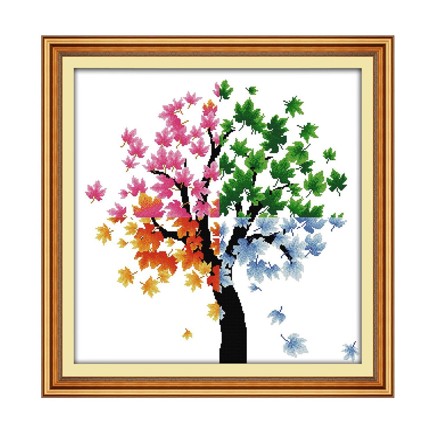 Amazon ITSTITCH Counted Cross Stitch Kits For Adults 21x21 Inch Holiday Gift Easy Cross Stitching NO Pattern For Home Decor 14CT White Fabric Embroidery Crafts Needlepoint Kit Four Season Of Life Amazon ITSTITCH Counted Cross Stitch Kits For Adults 21x21 Inch Holiday Gift Easy Cross Stitching NO Pattern For Home Decor 14CT White Fabric Embroidery Crafts Needlepoint Kit Four Season Of Life