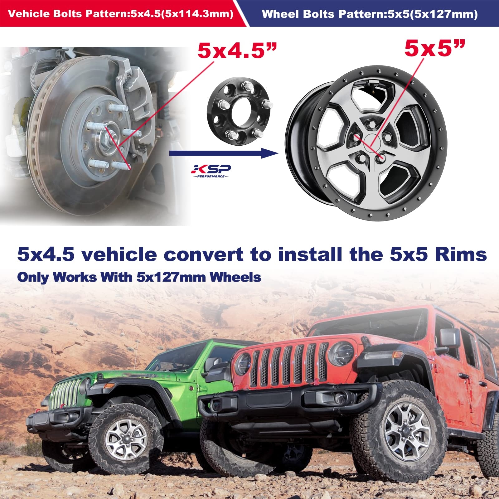 Amazon KSP 5x4 5 To 5x5 Wheel Adapters For JK JKU WK WJ XK Wheels On TJ YJ KK SJ XJ MJ KJ ZJ Vehicles 1 25 5x114 3mm To 5x127mm Forged Wheel Spacers 71 5mm Amazon KSP 5x4 5 To 5x5 Wheel Adapters For JK JKU WK WJ XK Wheels On TJ YJ KK SJ XJ MJ KJ ZJ Vehicles 1 25 5x114 3mm To 5x127mm Forged Wheel Spacers 71 5mm