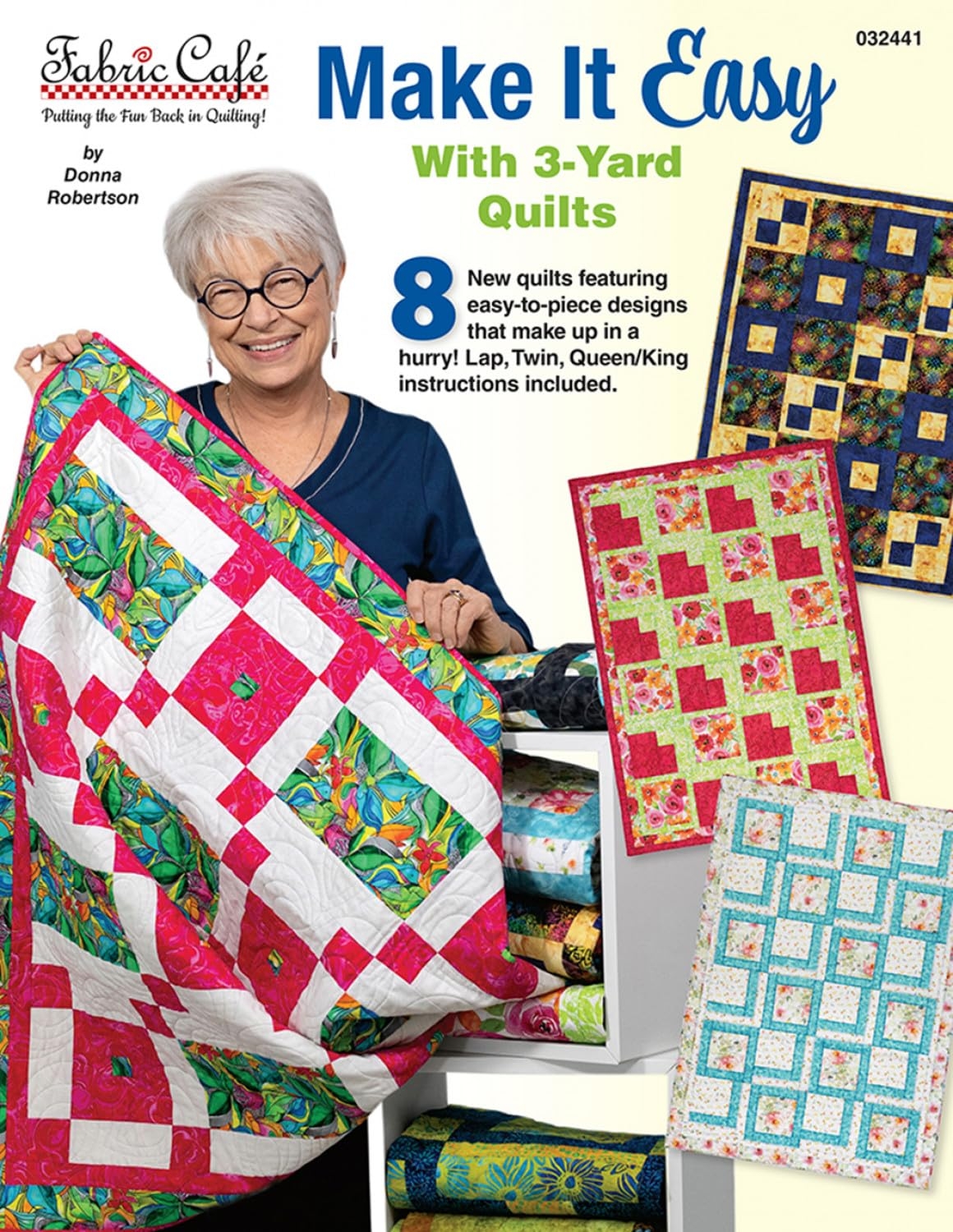 Amazon Make It Easy With 3 Yard Quilts Pattern By Fabric Cafe Arts Crafts Sewing