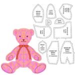 Amazon Memory Bear Template Ruler Set Bear Sewing Patterns Quilting Cutting Set For 10 PCS 15 Inch