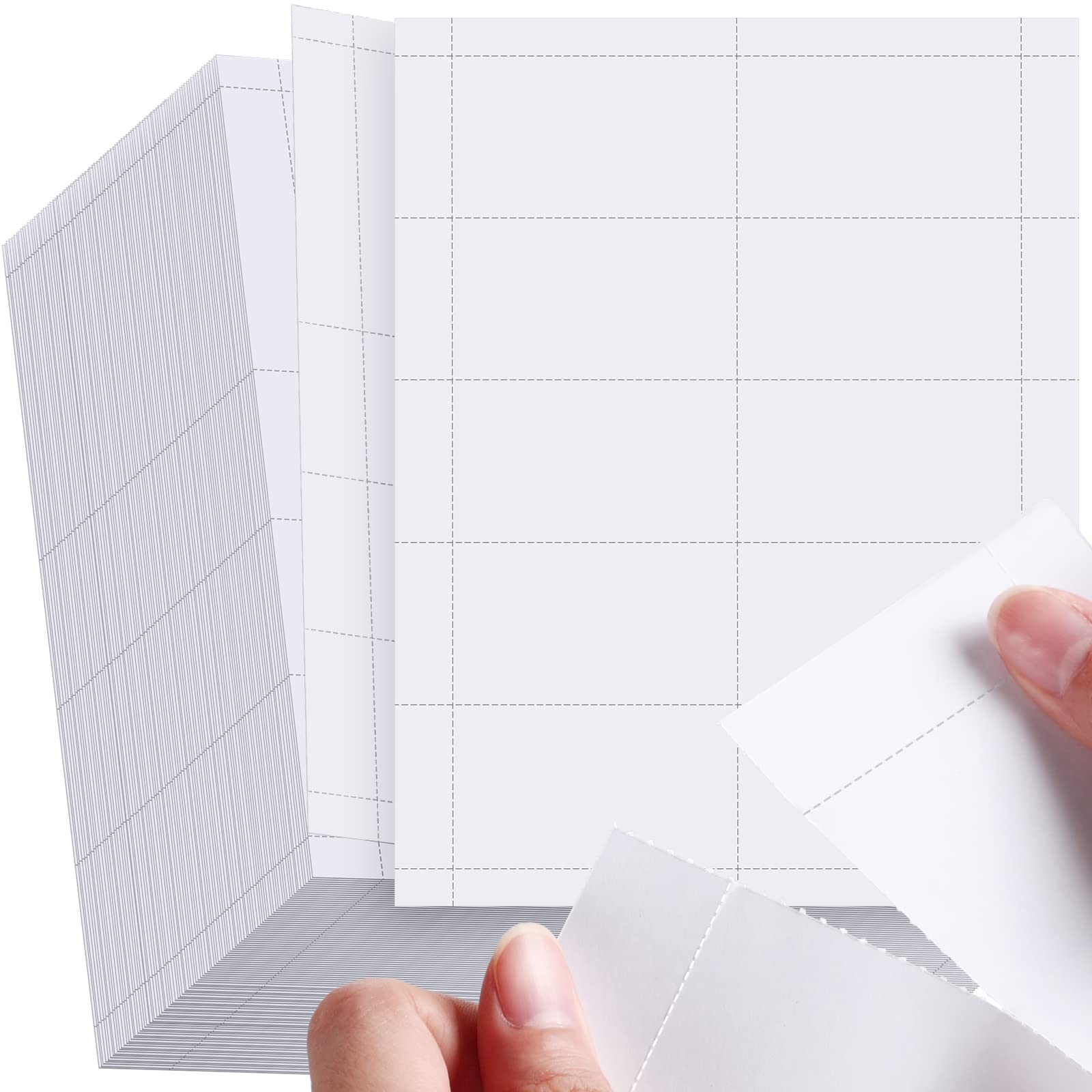 Amazon Outus 3000 Pcs Blank Printable Business Cards 180 GSM White Mini Note Index Perforated Card Stock Compatible With Laser And Inkjet Printer Double Sided Printing Matte White Paper 10 Cards 