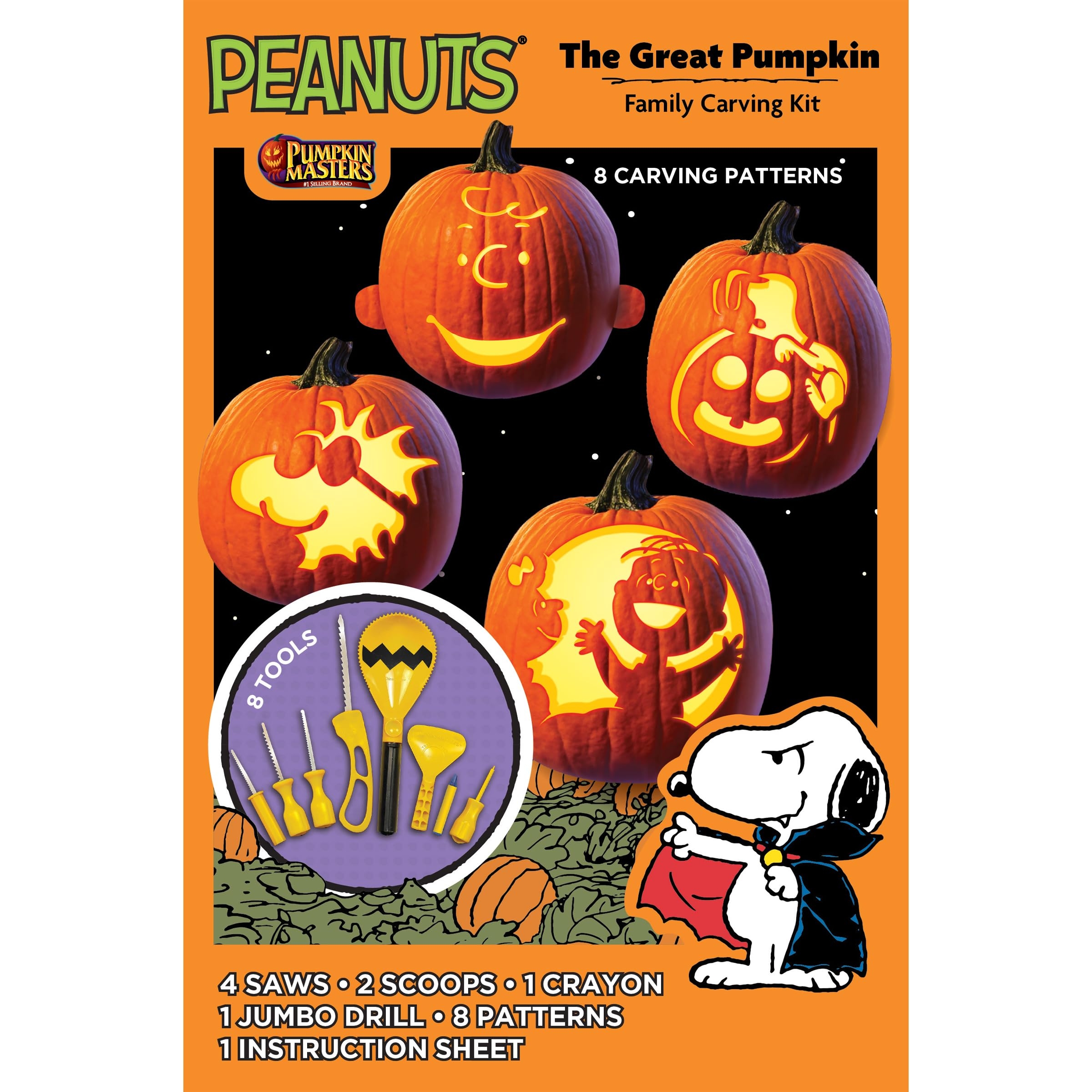 Amazon Peanuts The Great Pumpkin Family Carving Kit By Pumpkin Masters Includes 8 Carving Tools And 8 Carving Patterns Home Kitchen Amazon Peanuts The Great Pumpkin Family Carving Kit By Pumpkin Masters Includes 8 Carving Tools And 8 Carving Patterns Home Kitchen