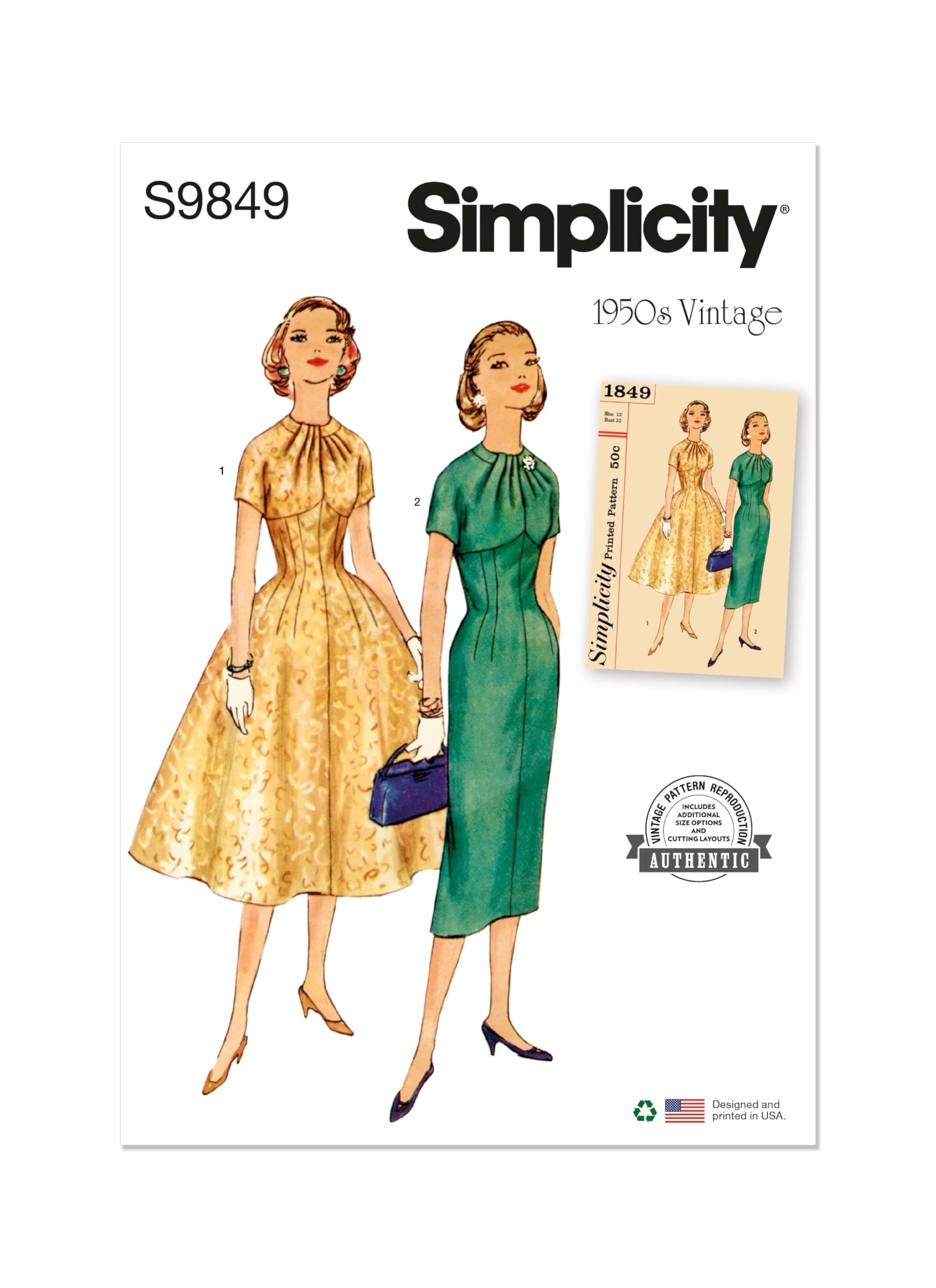Amazon Simplicity Misses 1950 s Vintage Empire line Dress Sewing Pattern Packet Sizes 6 8 10 12 14 Multicolor Arts Crafts Sewing Amazon Simplicity Misses 1950 s Vintage Empire line Dress Sewing Pattern Packet Sizes 6 8 10 12 14 Multicolor Arts Crafts Sewing