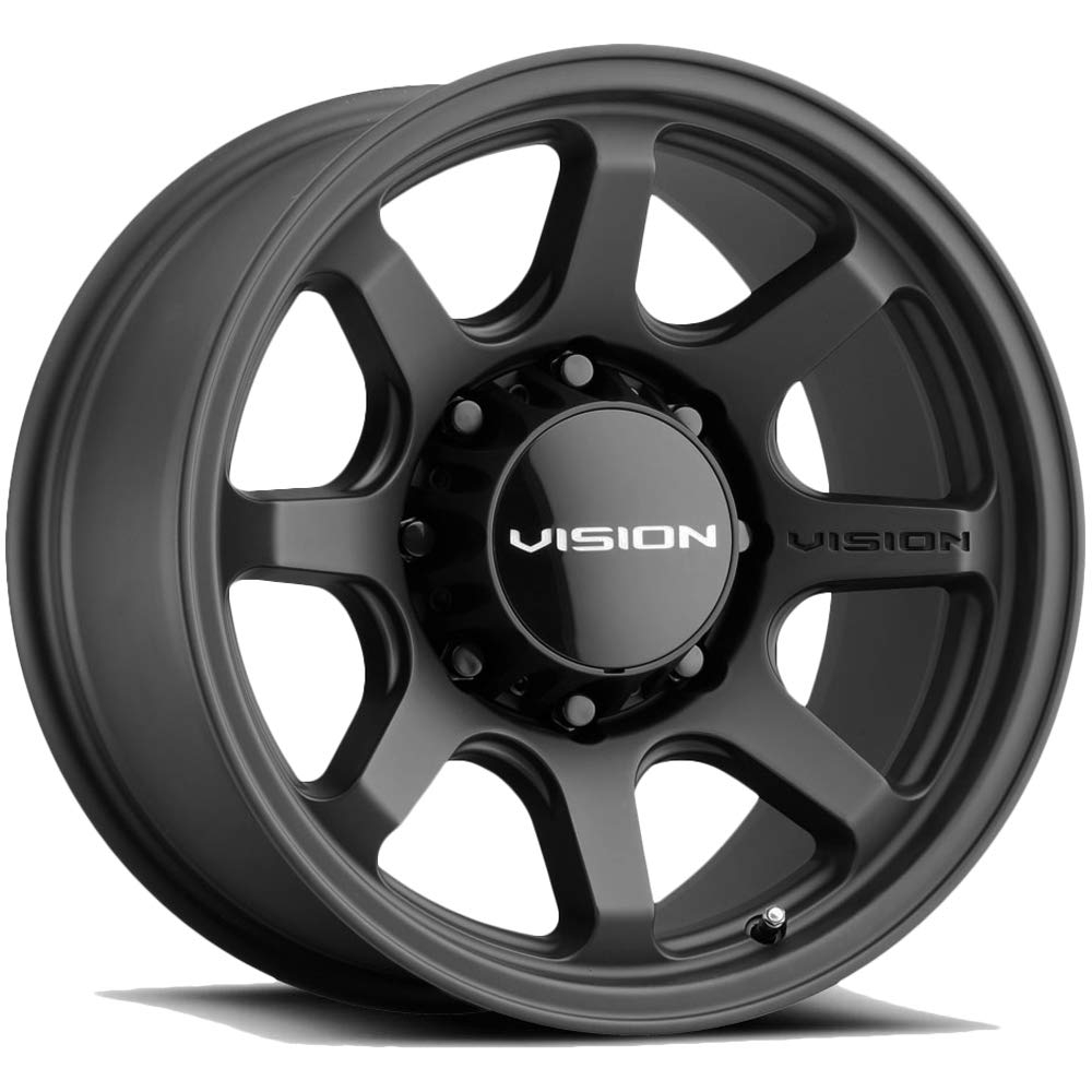 Amazon Vision 351 FLOW Custom Wheel 16x8 0 Offset 8x165 1 Bolt Pattern 125 2mm Hub Satin Black Rim Automotive