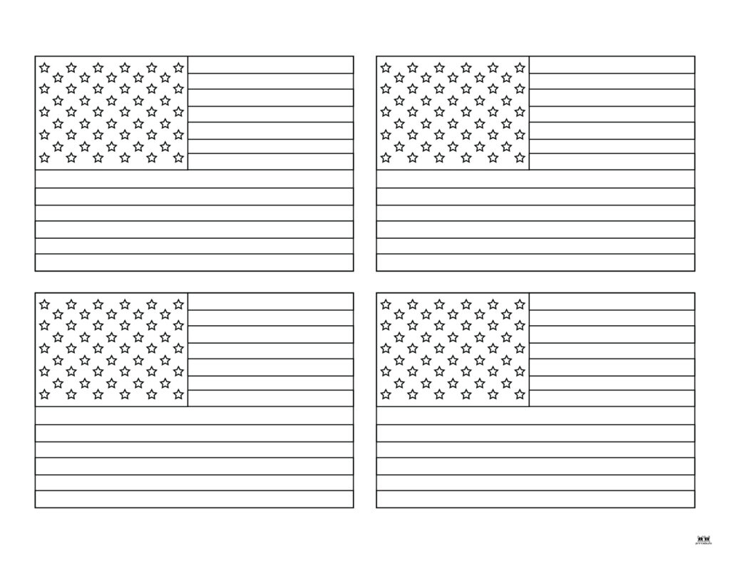 American Flag Coloring Pages amp Templates 20 FREE Pages Printabulls Worksheets Library
