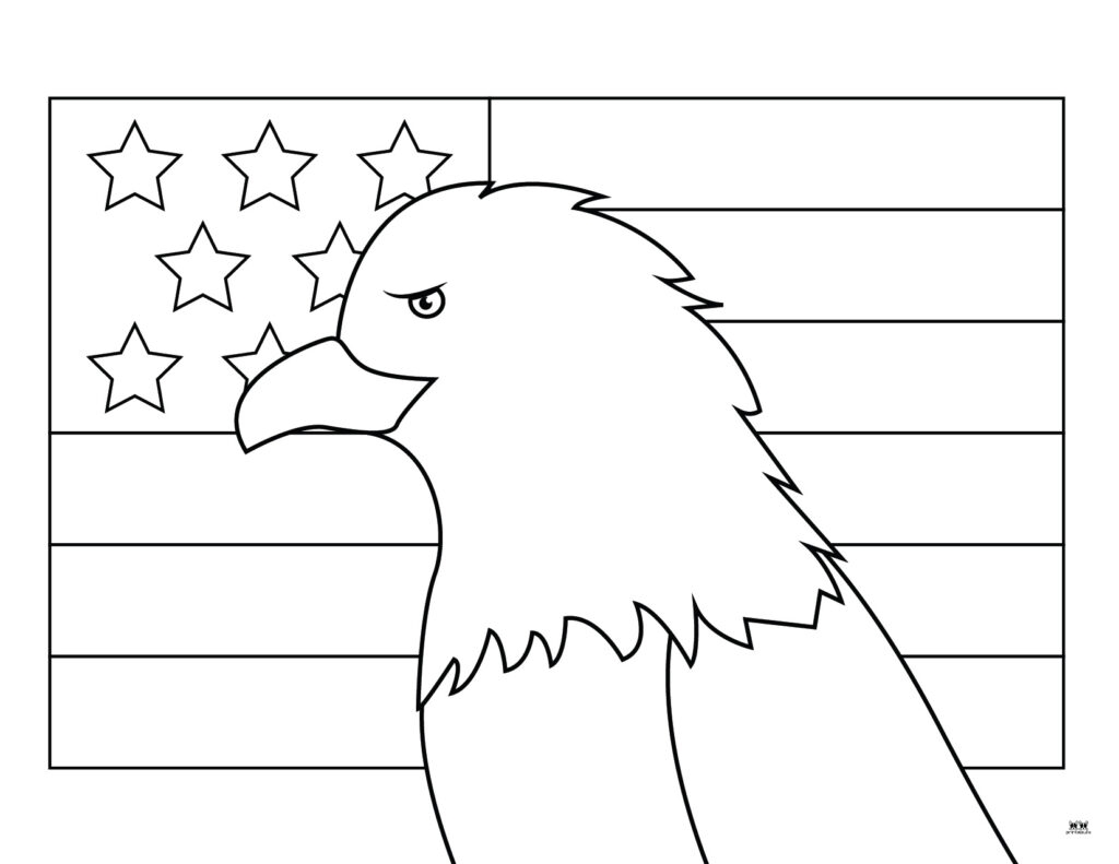 American Flag Coloring Pages Templates 20 FREE Pages Printabulls