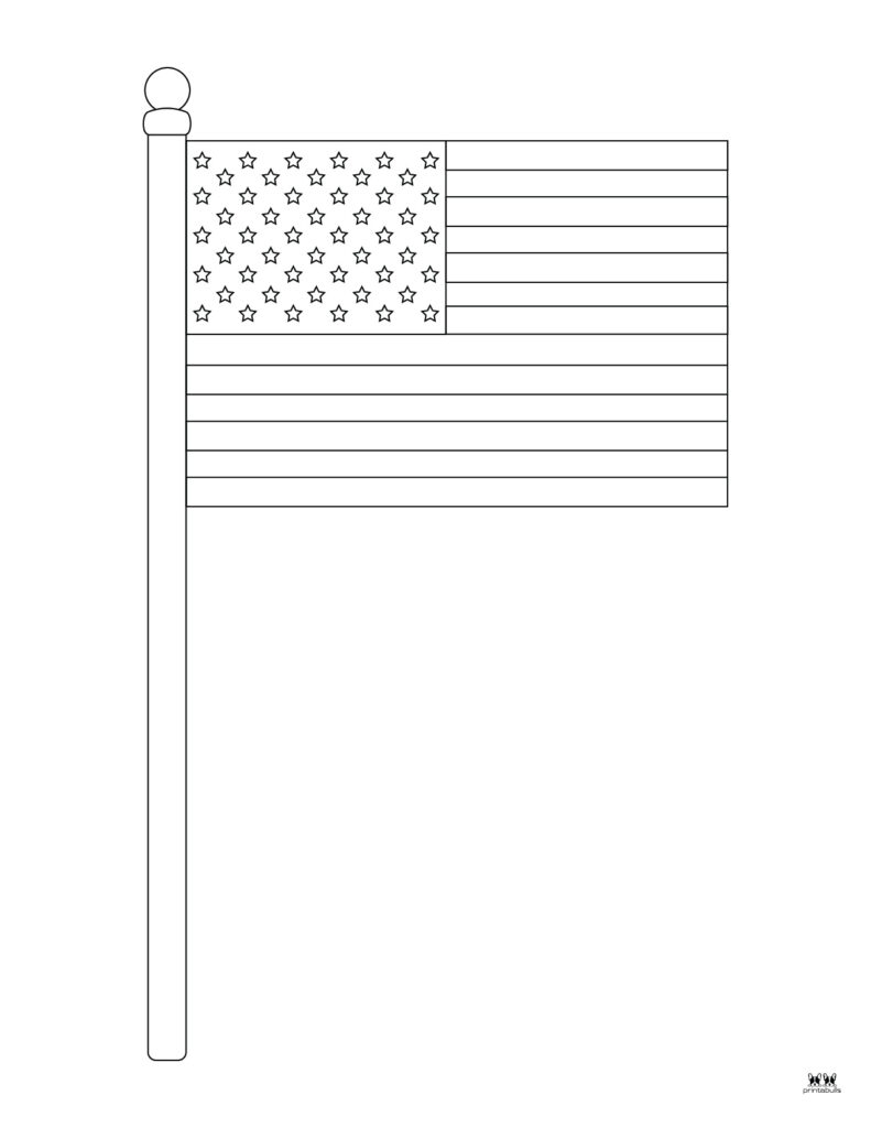united states flag coloring sheet