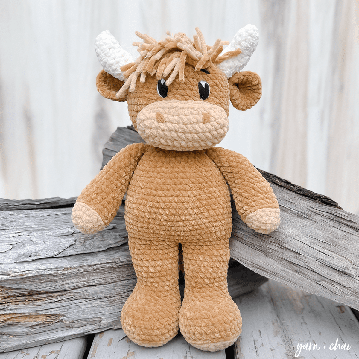 Amigurumi Highland Cow Yarn Chai