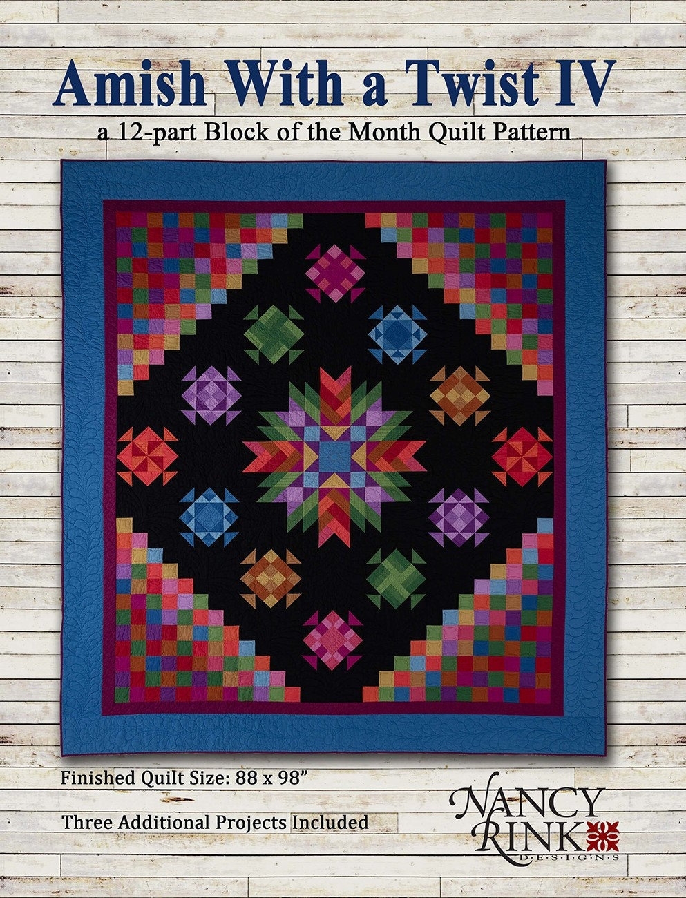 Amish With A Twist Series Four Pieced Quilt Pattern From Nancy Rink Designs NEW Please See Description And Pictures For More Information Etsy Norway
