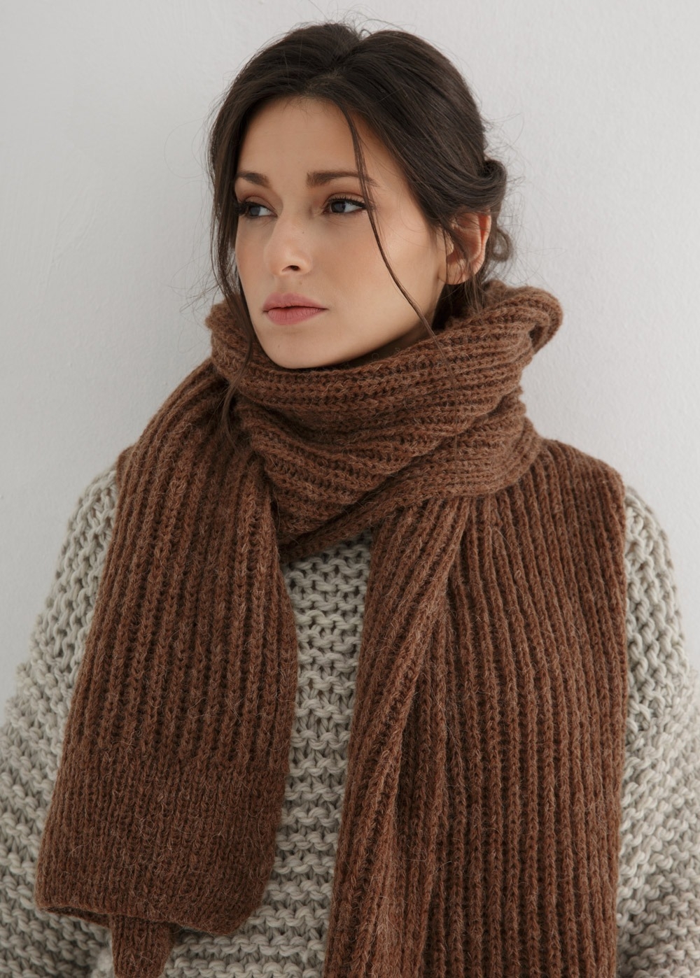 An Amazing Scarf Knitting Pattern Through The Stitch