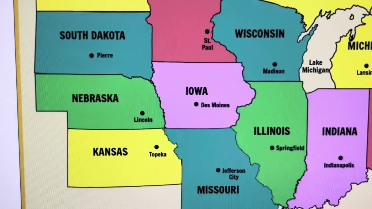 An Easy Way To Memorize Remember The Midwest States And Capitals Of The USA midwest state capital YouTube An Easy Way To Memorize Remember The Midwest States And Capitals Of The USA midwest state capital YouTube