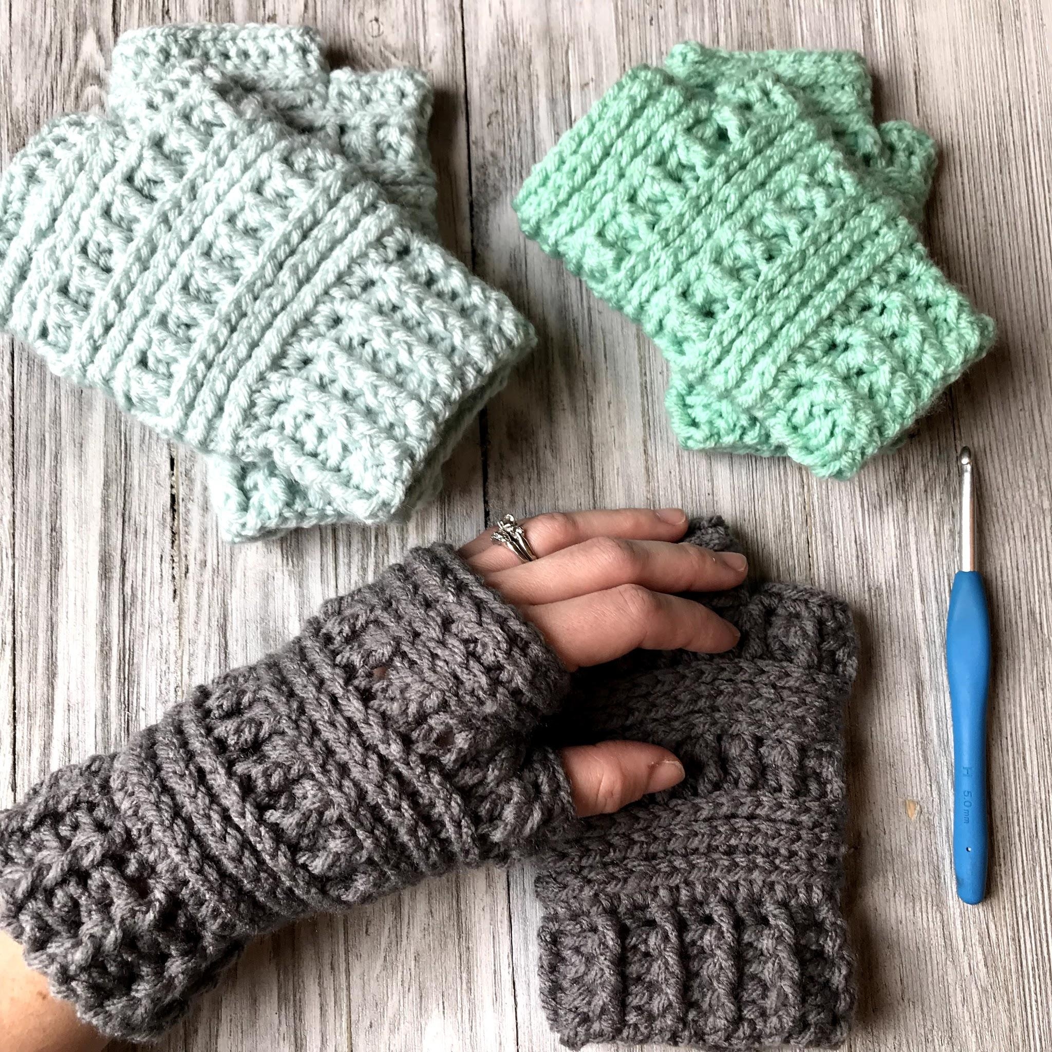 Ana Fingerless Gloves Crochet Pattern Crochet It Creations