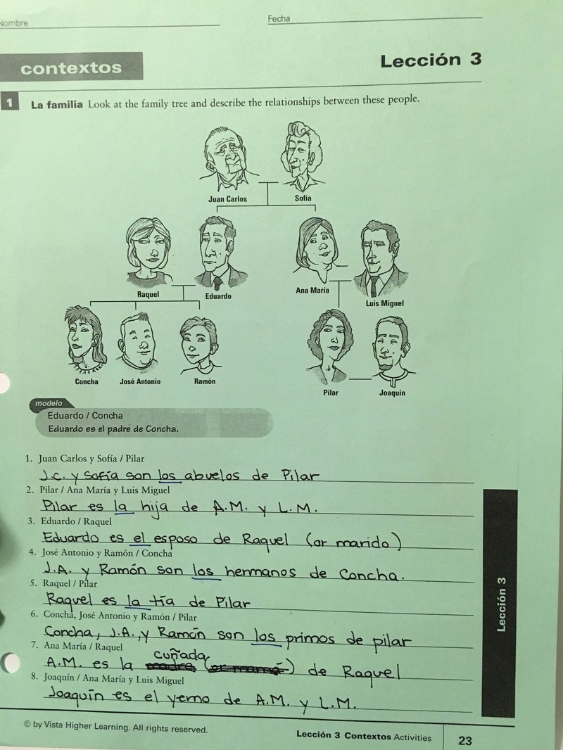 Answers To Spanish 1 Worksheets Skyline High School Spanish Answers To Spanish 1 Worksheets Skyline High School Spanish