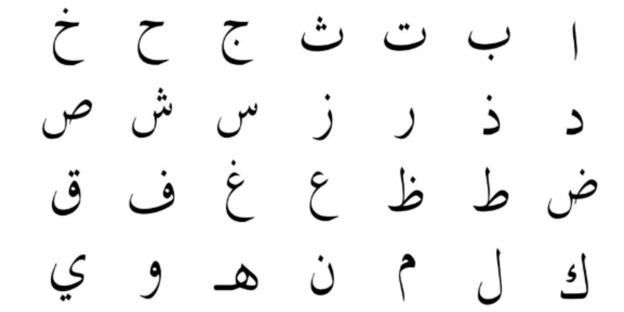 arabic letters middle beginning end arabic letters middle beginning end