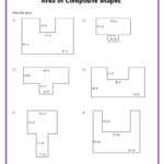 Area And Perimeter Of Composite Shapes K12 Math Worksheets
