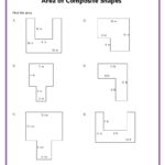 Area And Perimeter Of Composite Shapes K12 Math Worksheets