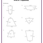 Area And Perimeter Of Trapezoids K12 Math Worksheets