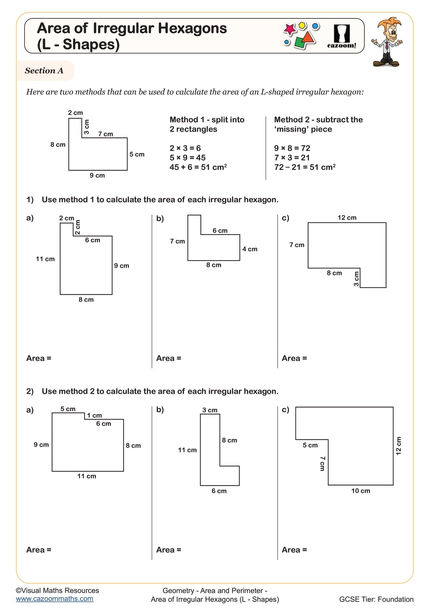 perimeter and area worksheet perimeter and area worksheet