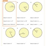 Area Of Circles Worksheet Printable PDF Worksheets