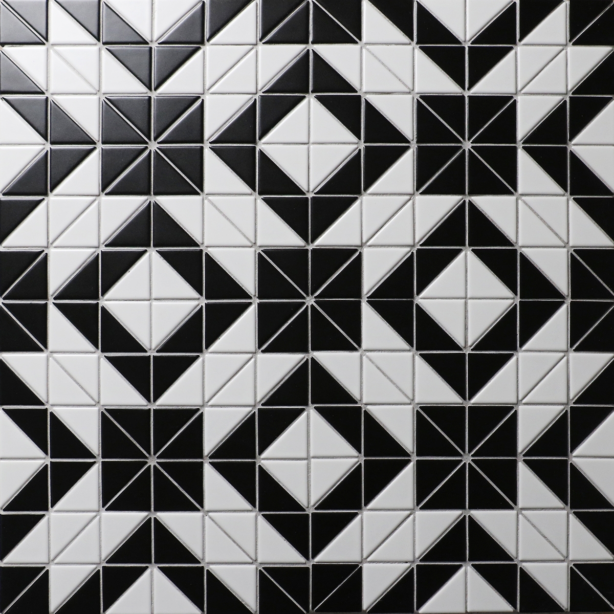 Artistic 2 Black White Triangle Tile Porcelain Floor Tile Patterns Online ANT TILE