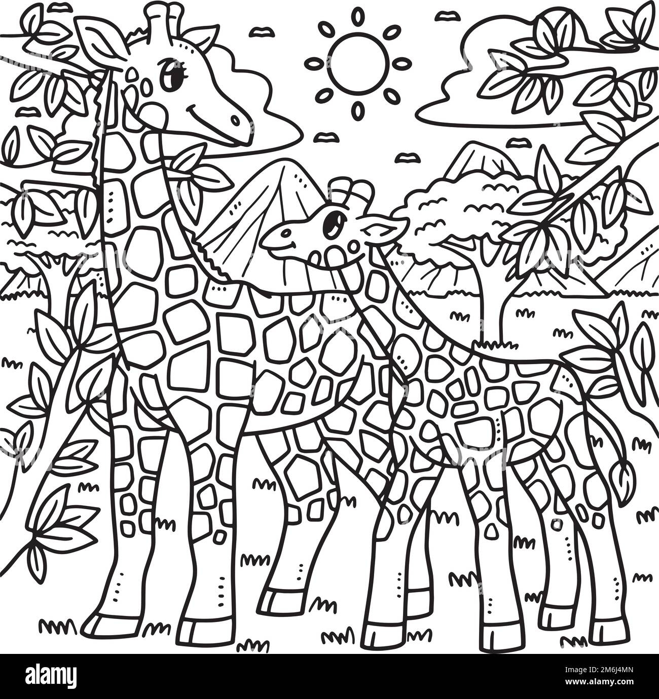 Baby Giraffe Coloring Page Cut Out Stock Images Pictures Alamy Baby Giraffe Coloring Page Cut Out Stock Images Pictures Alamy