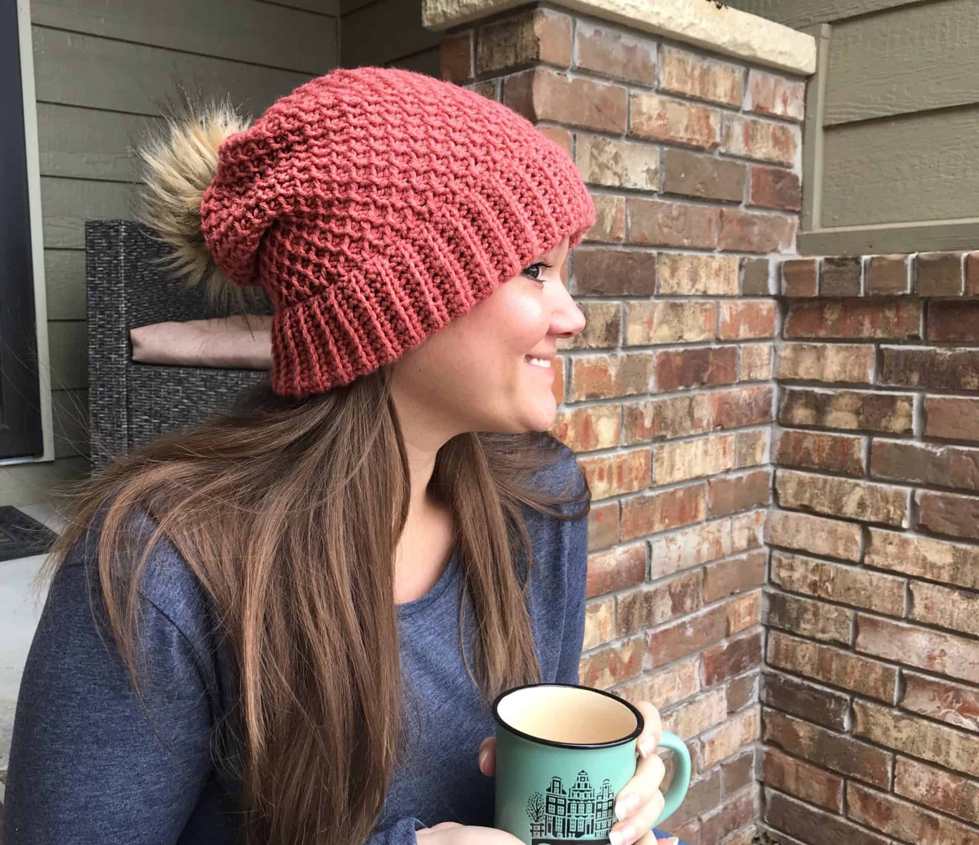 Back In Brugge Slouchy Beanie Free Crochet Pattern