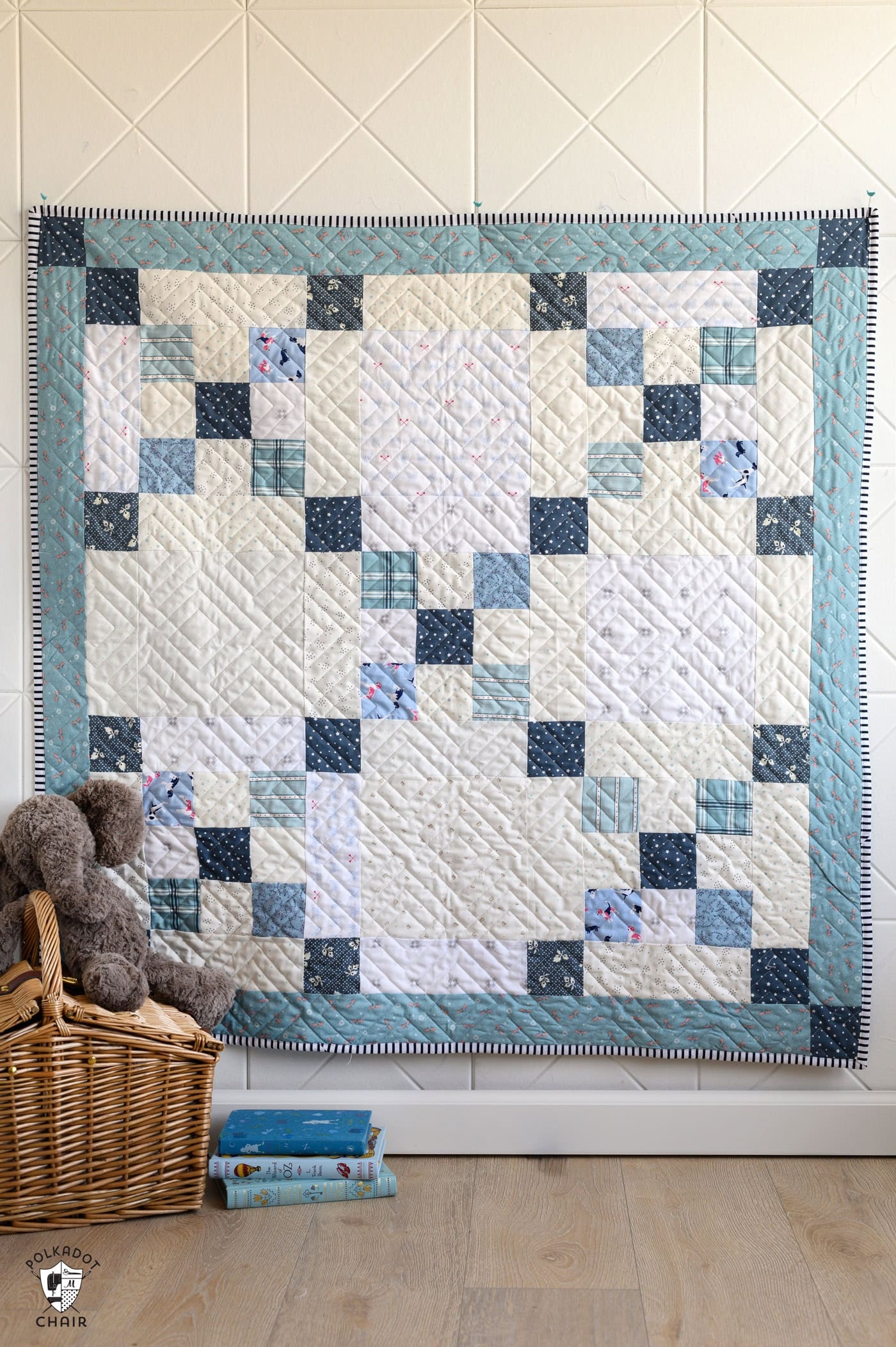 Beginner Friendly Irish Chain Baby Quilt Pattern The Polka Dot Chair