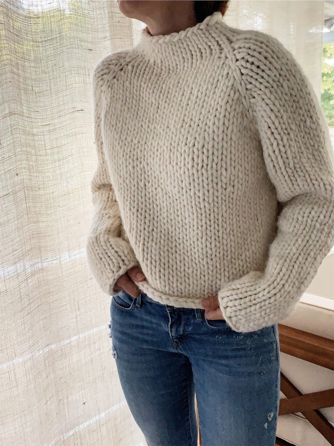 simple sweater knitting pattern