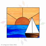 Beginner Sailboat Pattern Living Sun Glass