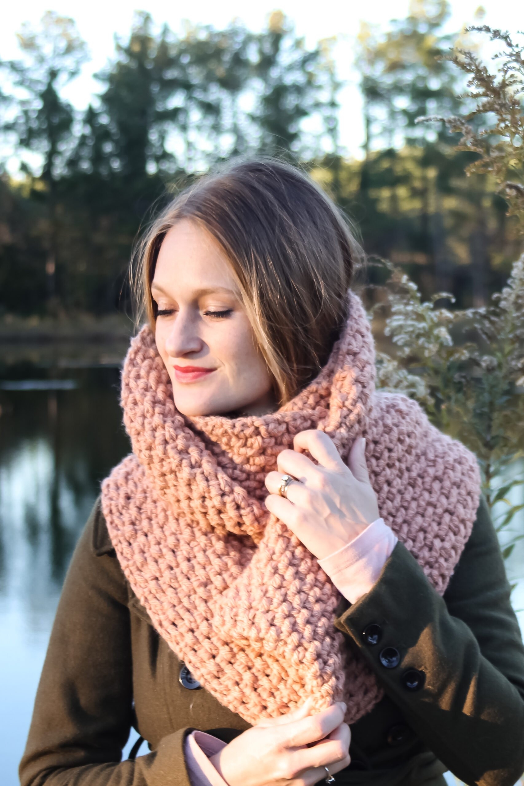 Best Free Quick Easy Cozy Infinity Scarf Crochet Pattern Life Yarn