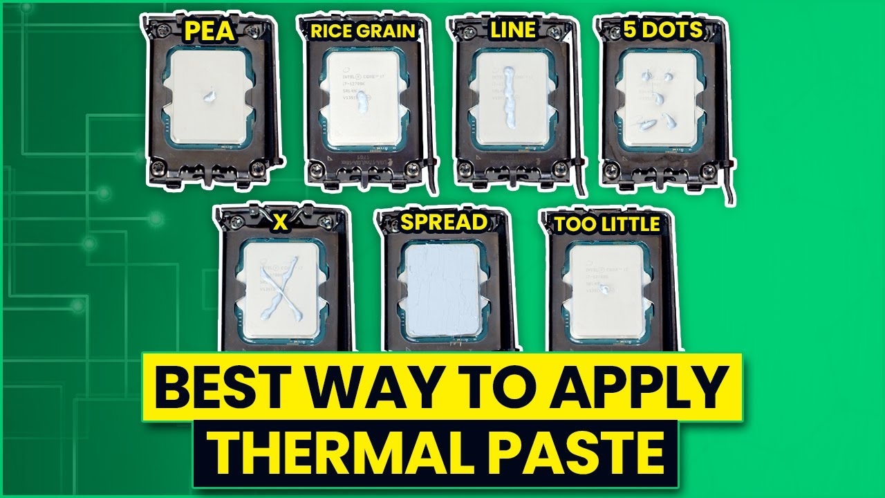 Best Way To Apply Thermal Paste YouTube Best Way To Apply Thermal Paste YouTube