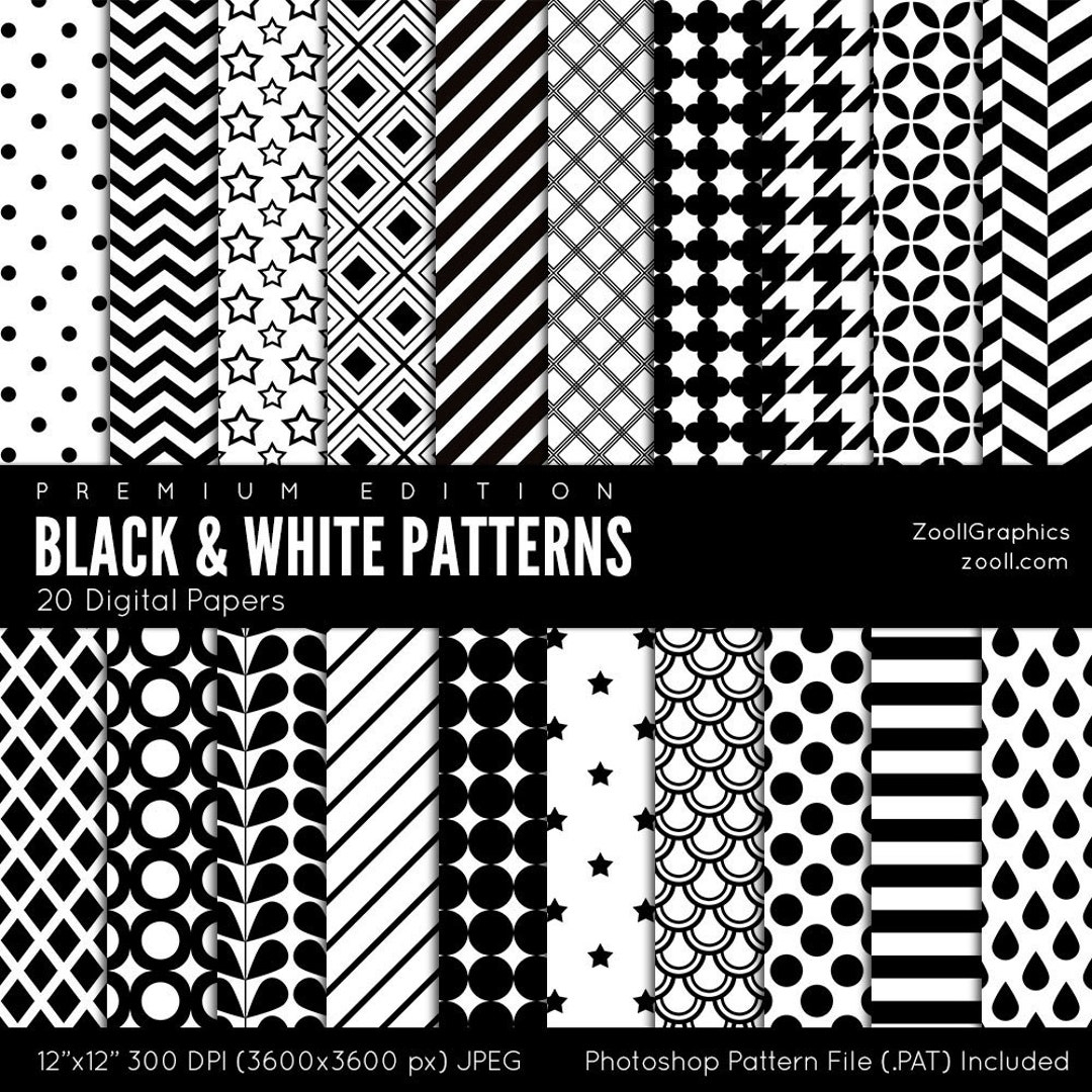black and white pattern black and white pattern