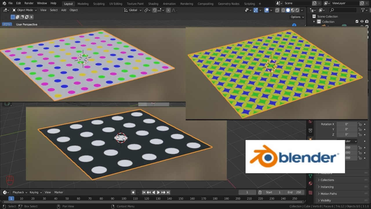 Blender Tutorial Procedural Texture Pois Pattern YouTube
