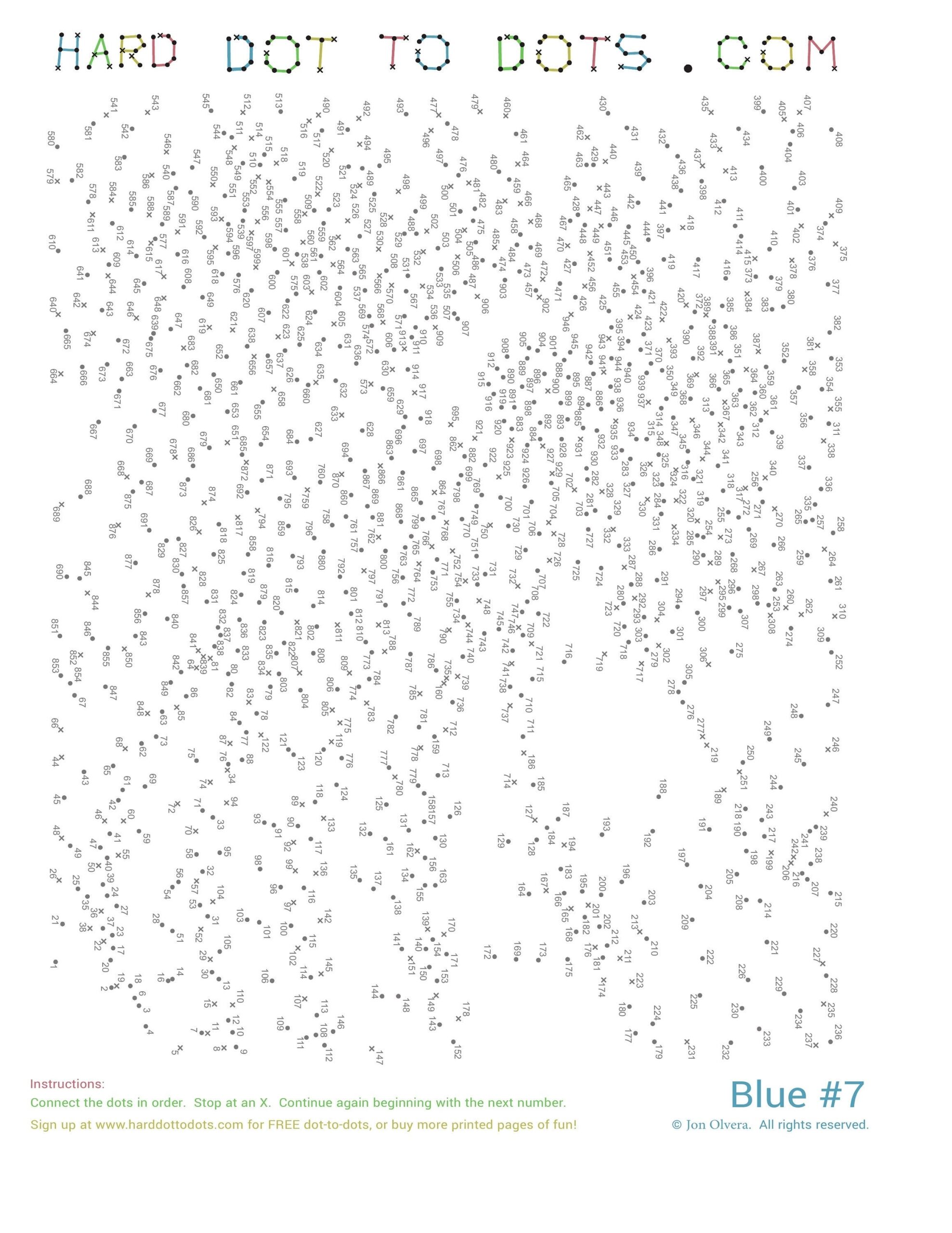 Blue 20 Pack Hard Dot To Dots Etsy