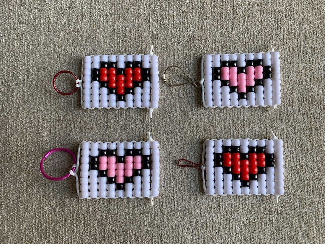 pony bead keychain patterns
