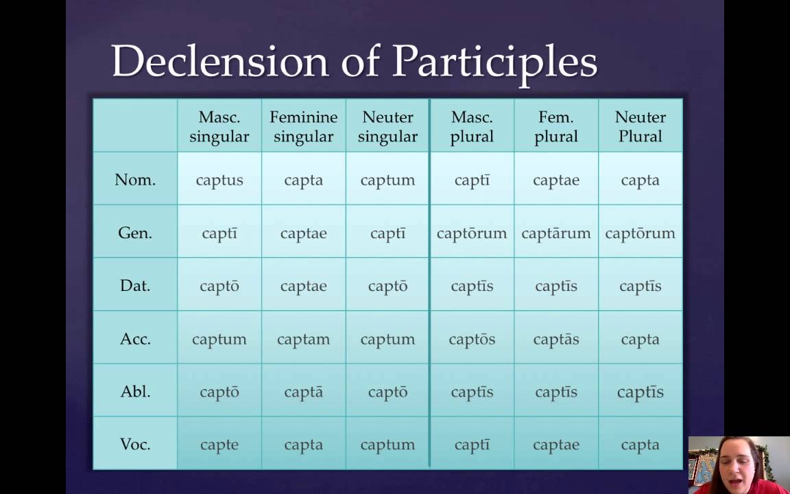 Ch 19 Perfect Passive Participle YouTube