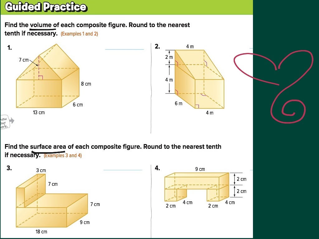 volume of composite figures worksheet volume of composite figures worksheet