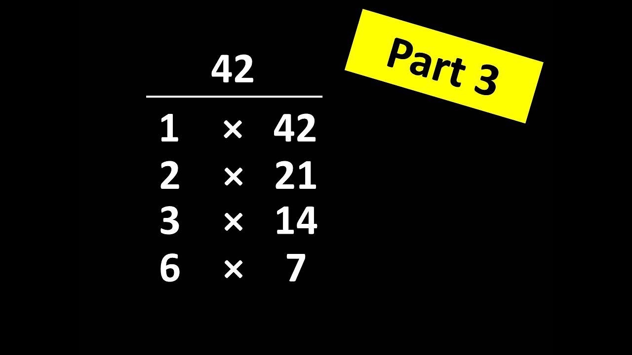 Chapter 6 Lesson 10 Finding Factor Pairs PART 3 YouTube