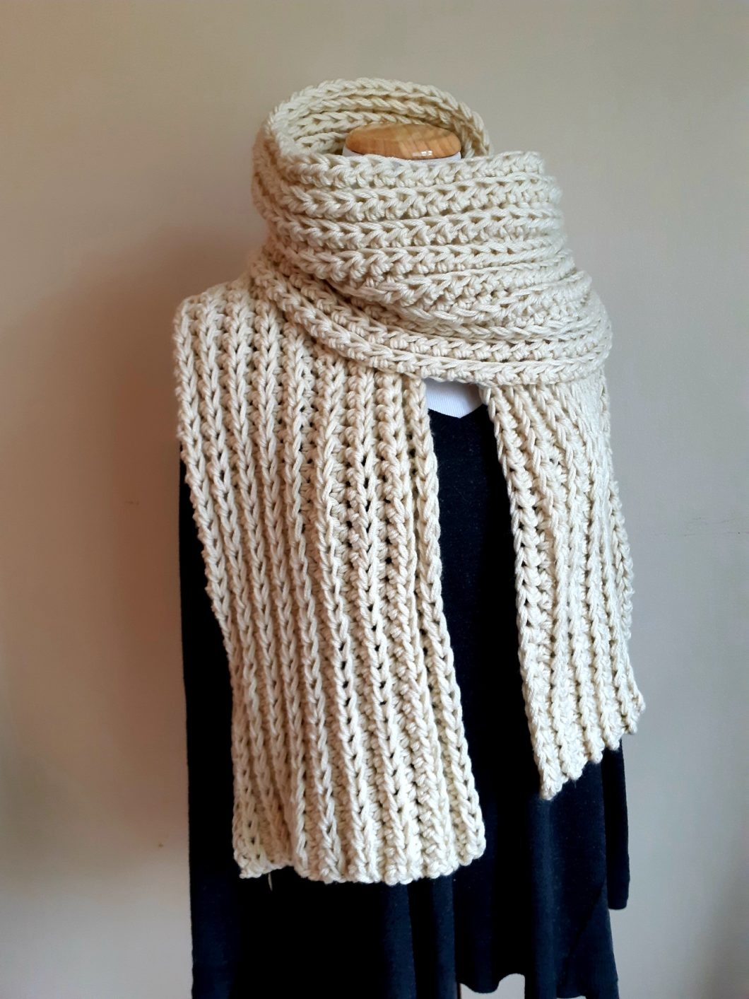 CHELSEA CROCHET SCARF Free Pattern Lulostitchco