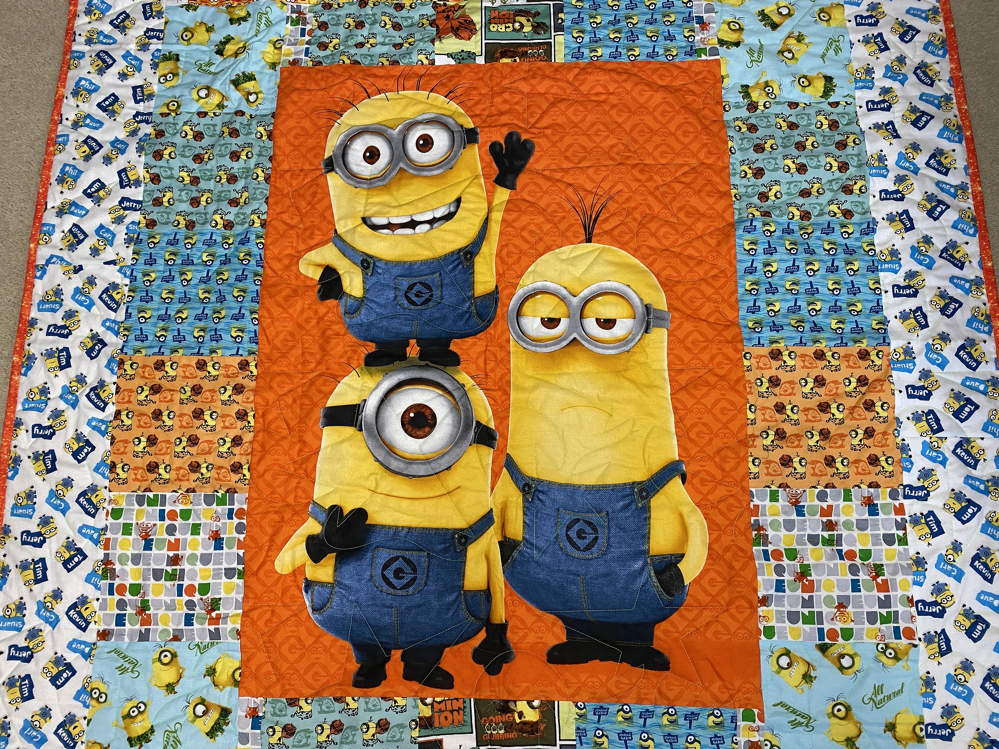 Chris s Minion Quilt Lady Bird Quilts