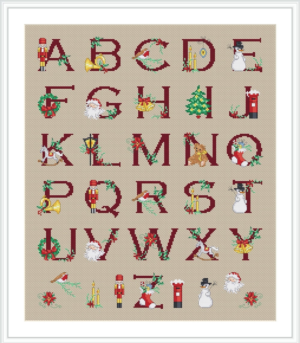 christmas counted cross stitch patterns