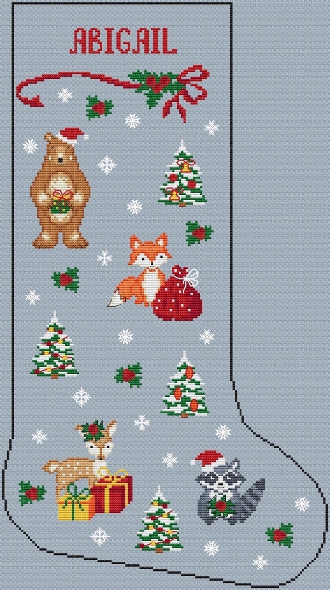 Christmas Stocking Woodland Cross Stitch Pattern Code AN 178 Anna Nolfina Buy Online On Mybobbin Christmas Stocking Woodland Cross Stitch Pattern Code AN 178 Anna Nolfina Buy Online On Mybobbin