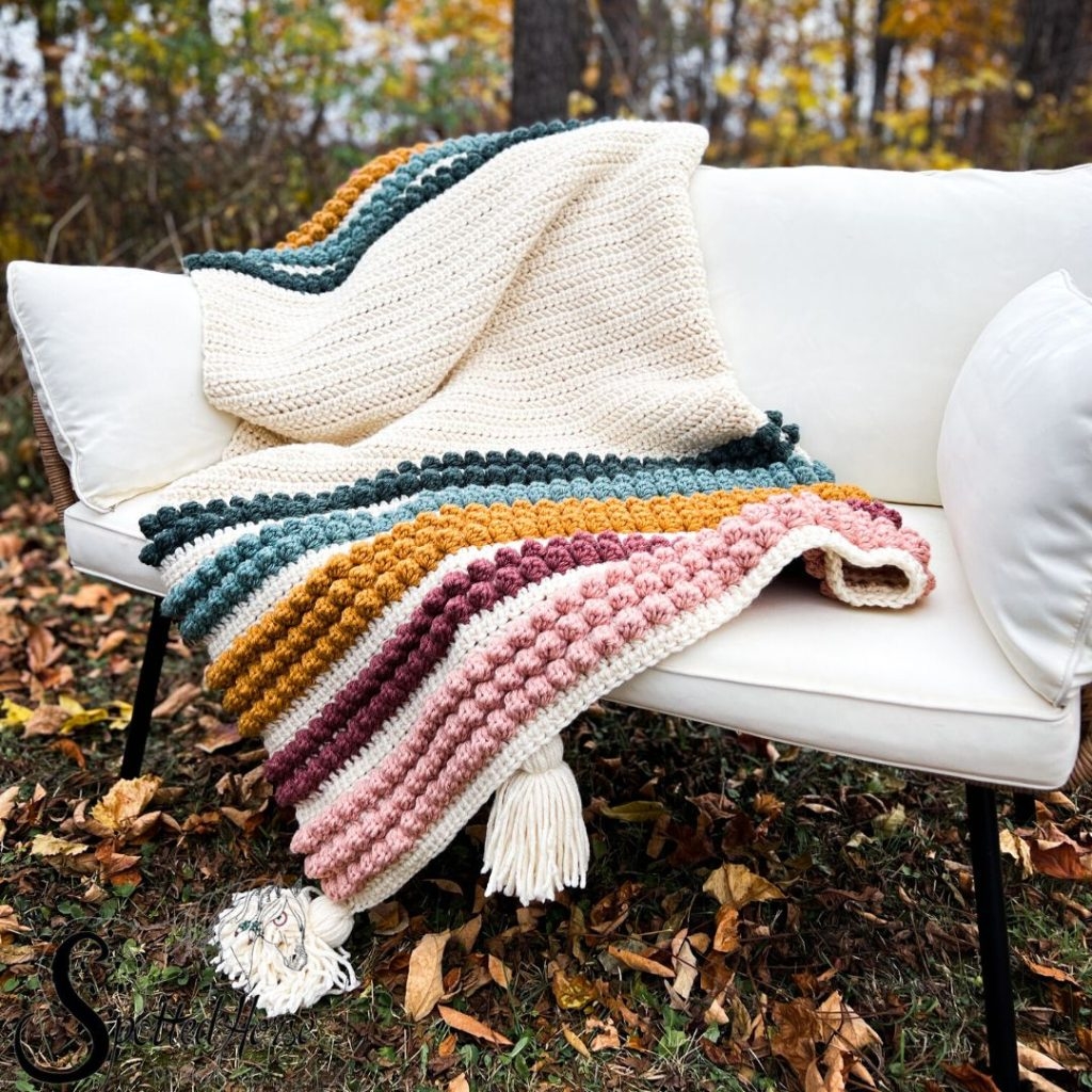 Chunky Blanket Crochet Pattern Spotted Horse Design Co 